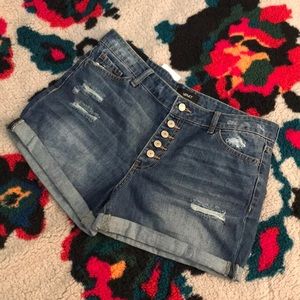 Vervet Denim Boyfriend Shorts